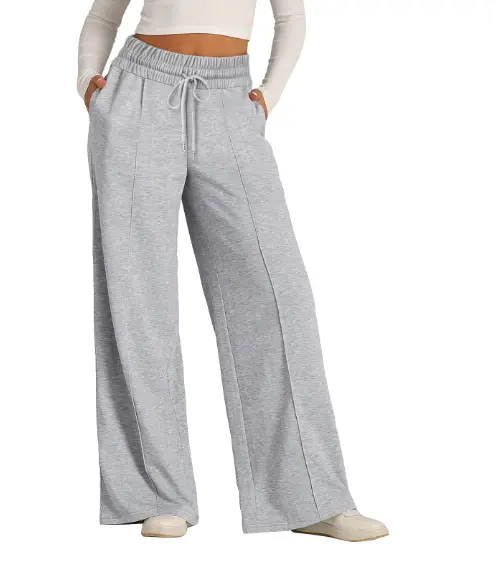 Pantalon de survêtement taille haute surdimensionné pour femme