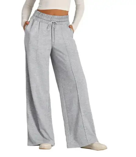 Pantalon de survêtement taille haute surdimensionné pour femme